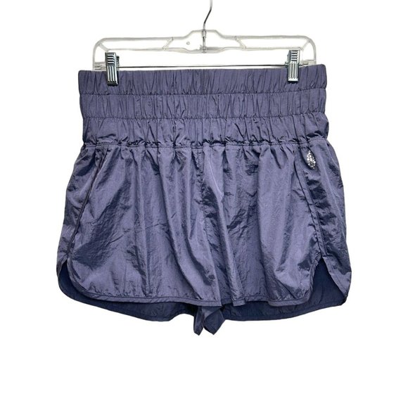 Free People FP Movement Sz L Purple High Rise‎ Athletic Running Shorts - Picture 1 of 7
